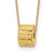 14K Rope Chain with  Barrel Bead with  2in Extension Necklace