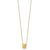 14K Rope Chain with  Barrel Bead with  2in Extension Necklace