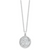 Sentimental Expressions Sterling Silver Rhodium-plated Antiqued Goodnight Ash Holder 18 Inch Necklace