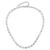 Sterling Silver Rhodium-plated 16in with 2in ext. Fancy Link Necklace