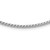Leslie's Sterling Silver Rh-plated Polished Braid with 2in. ext Necklace