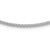 Leslie's Sterling Silver Rhodium-plated Woven with 2in. ext Necklace