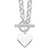 Sterling Silver Engraveable Heart Necklace