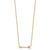 14k Polished Arrow 17in Necklace