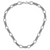 Sterling Silver Rhodium-plated Polished and Textured Necklace