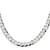 Sterling Silver 8.5mm Flat Curb Chain