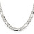 Sterling Silver 8.5mm Lightweight Flat Figaro Chain