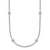 Herco 14K White Gold Diamond Stations 16 inch Necklace