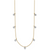 Herco 14K Two-tone Diamond Stations 16 inch Necklace