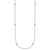 Herco 18K WG Lab Grown Diamond VS/SI DEF Stations 18 inch Necklace