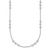 Herco 18K WG Lab Grown Diamond VS/SI DEF Stations 18 inch Necklace