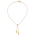 Leslie's 14k Polished Teardrop 16.5in with 1in ext Necklace