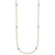 Herco 18K TT Lab Grown Diamond VS/SI DEF Stations 20 inch Necklace