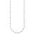 Herco 18K TT Lab Grown Diamond VS/SI DEF Stations 20 inch Necklace