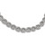 Leslie's Sterling Silver Polished & DC with 1in ext. Necklace