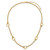 Leslie's 14K Polished 2-Strand Double Circle with  2in Ext. Necklace