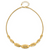 14K Polished and Textured Fancy Plus 2in ext. Necklace