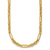 Herco 14K Polished and Textured Fancy Link Necklace