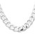 Sterling Silver Rhodium-plated 13mm Curb Chain