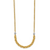 Leslie's 14K with White Rhodium Polished D/C 2-Strand Rolo Link Necklace