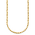 HERCO Gold Polished & Textured Beaded Chain Necklaces