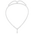 14K White Gold Lab Grown VS/SI FGH Dia Y-design Tennis Style Bolo Necklace