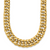 14k Polished Fancy Graduated Curb Chain Necklace