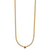 HERCO Gold Curb Chain Necklaces with Ruby