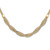 14k Two-tone 17in with 2in Ext. Mesh Necklace