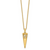 Herco 18K Polished Diamond Cone 18 inch Necklace
