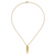 Herco 18K Polished Diamond Cone 18 inch Necklace