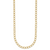 HERCO Gold Satin Solid Oval Link Necklaces