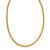 Leslie's 14K Polished Textured Mesh with  .75in ext. Necklace