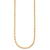 HERCO Gold Solid Paperclip Necklaces