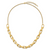 Herco 14K Polished and Brushed Fancy Link with  2in Ext. Necklace