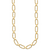 Leslie's 14K Polished / Dia-cut Fancy Beaded Link with  2in ext. Necklace