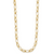 Leslie's 14K Polished Fancy Oval and Navette Link Necklace