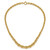 14K Polished and Graduated Fancy Necklace