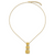 Herco 18K Two-tone Semi-solid Diamond Textured 16in with 2in ext Necklace