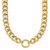 Leslie's 14K Polished Circle Accent Fancy Link Necklace