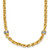 Leslie's 14K Two-tone Cubic Zirconia Polished Fancy Link Necklace