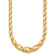 Herco 14K Polished Fancy Graduated Link with 2 Inch Extension Necklace