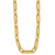 HERCO Gold Fancy Oval Link Necklaces