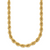 HERCO Gold Hollow Rope Chain Necklaces