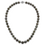 14k WG 9-12mm Semi-round Saltwater Cultured Tahitian Graduated Necklace