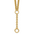 Herco 14K Polished Rolo Link Y-drop 20 inch Lariat Necklace
