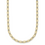 HERCO Gold 3.9mm Solid Fancy Link Necklaces