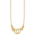 Herco 14K Polished Fancy Contemporary Swirl with  2in Ext. Necklace