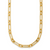 Herco 14K Polished/Diamond-cut Solid Fancy Rectangular Link Necklaces