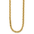 Leslie's 14K Polished 7.0mm Flat Edge Cable Link Necklace